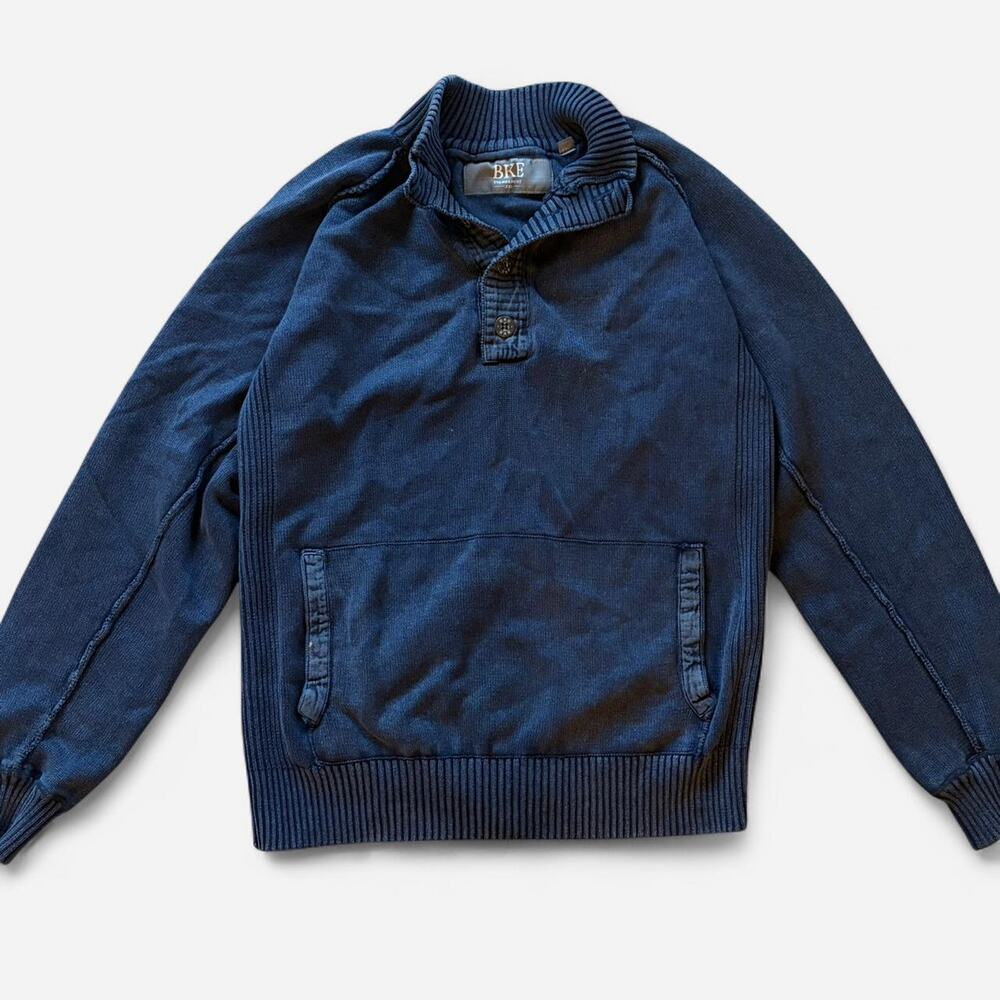BKE Navy Heavy Knit Sweater - Size: XXL